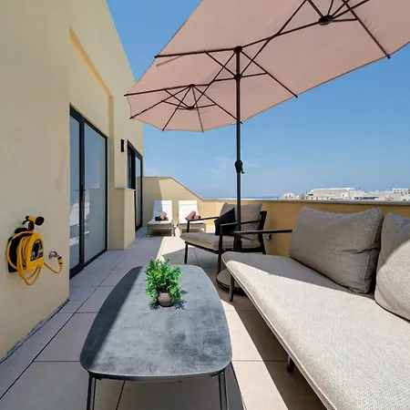 Panoramic Sea View 3br Penthouse With Pool Jacuzzi 公寓 *