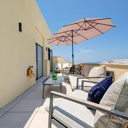 Panoramic Sea View 3br Penthouse With Pool Jacuzzi Sliema